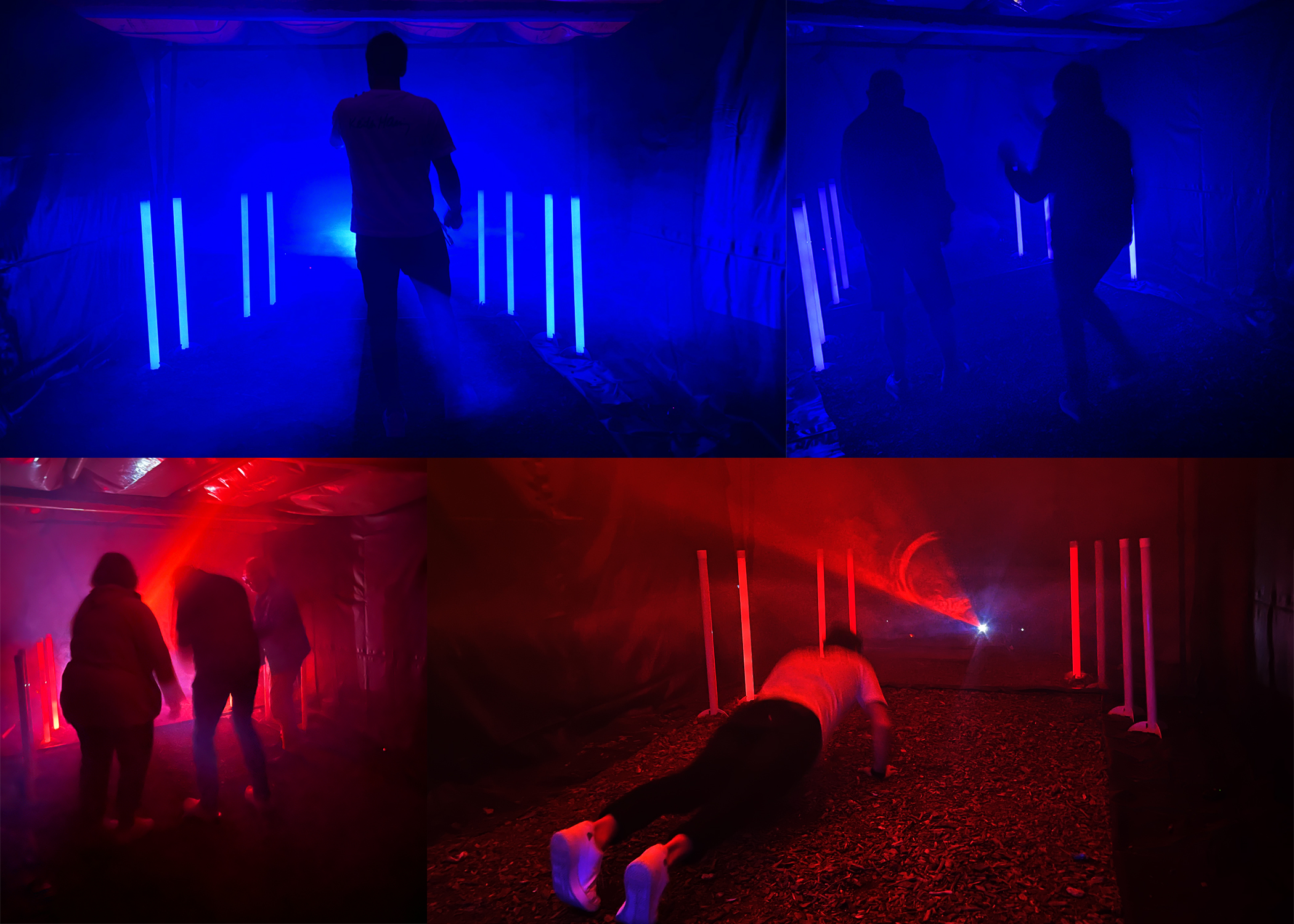 AT-LAB I installation — light and participants